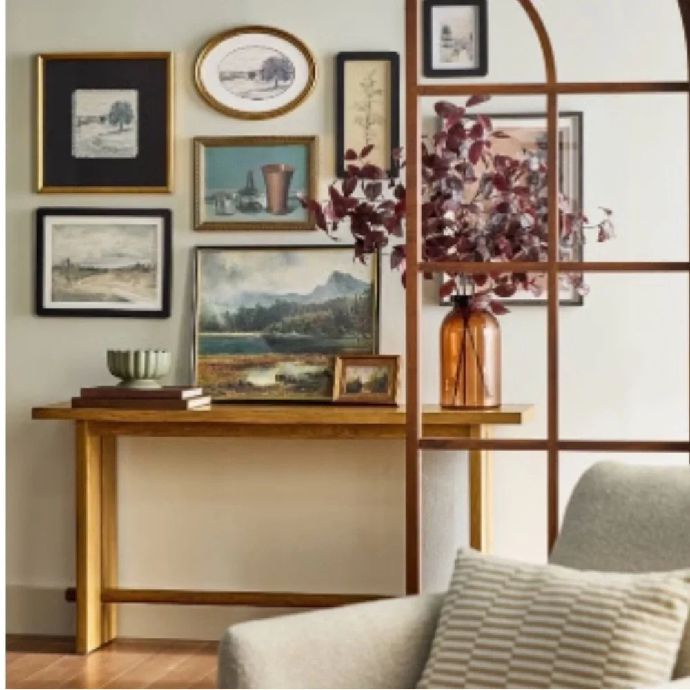 NWT (Set of 3) Artificial Black Plum Leaf Stem 25” - Hearth & Hand with Magnolia